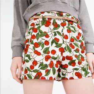 Zara Cherry Shorts